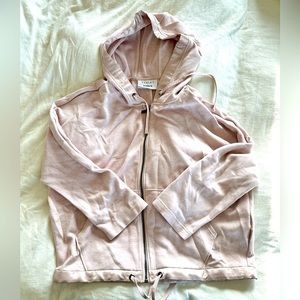 Varley Blush pink zip hoodie